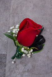 Rose Boutonniere from Aladdin's Floral in Idaho Falls
