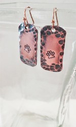 Paw Print Earrings from Aladdin's Floral in Idaho Falls