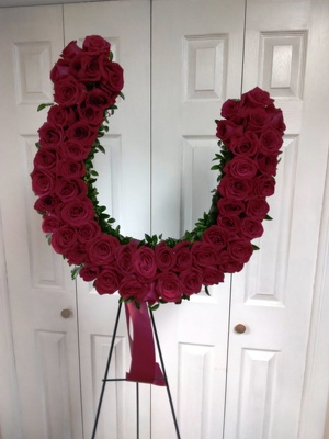 Horse Shoe Wreath from Aladdin's Floral in Idaho Falls
