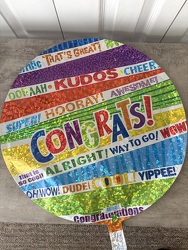 Congrats Mylar Balloon  from Aladdin's Floral in Idaho Falls