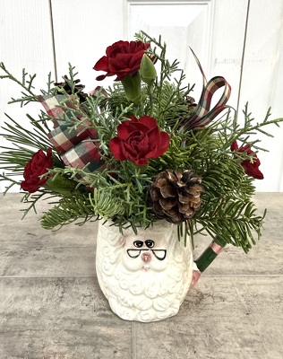 Santa Mug from Aladdin's Floral in Idaho Falls