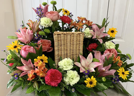 Spring Urn Tribute from Aladdin's Floral in Idaho Falls