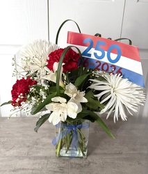 Stars and Stripes Salute from Aladdin's Floral in Idaho Falls