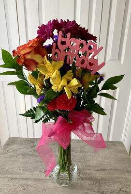 Birthday Bliss from Aladdin's Floral in Idaho Falls