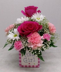 It's a Girl Bouquet from Aladdin's Floral in Idaho Falls