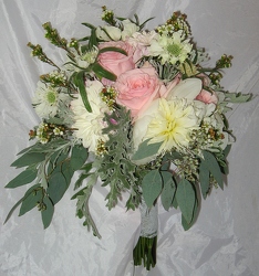 Rustic with Lace Bridal Bouquet from Aladdin's Floral in Idaho Falls