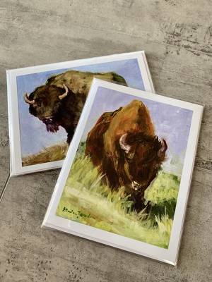 Buffalo Card from Aladdin's Floral in Idaho Falls