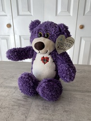 Purple Tender Teddy from Aladdin's Floral in Idaho Falls