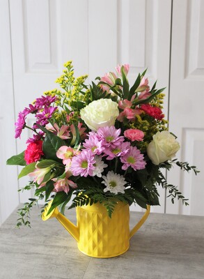 Sunny Day Watering Can from Aladdin's Floral in Idaho Falls