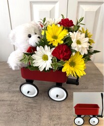Bright Moments Wagon from Aladdin's Floral in Idaho Falls
