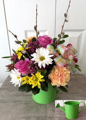 Spring Day Watering Can from Aladdin's Floral in Idaho Falls