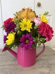 Sunny Day Small Watering Can from Aladdin's Floral in Idaho Falls